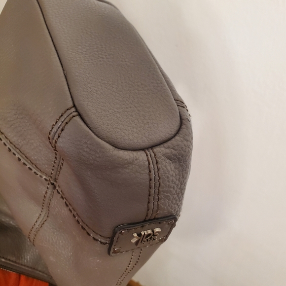 The Sak Crossbody Bag Purse Pebbled Gray Leather Interior Pockets Adjustable - Picture 14 of 16